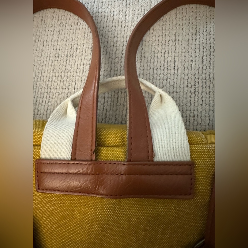 Universal Thread Mustard Yellow Small Canvas Back… - image 4